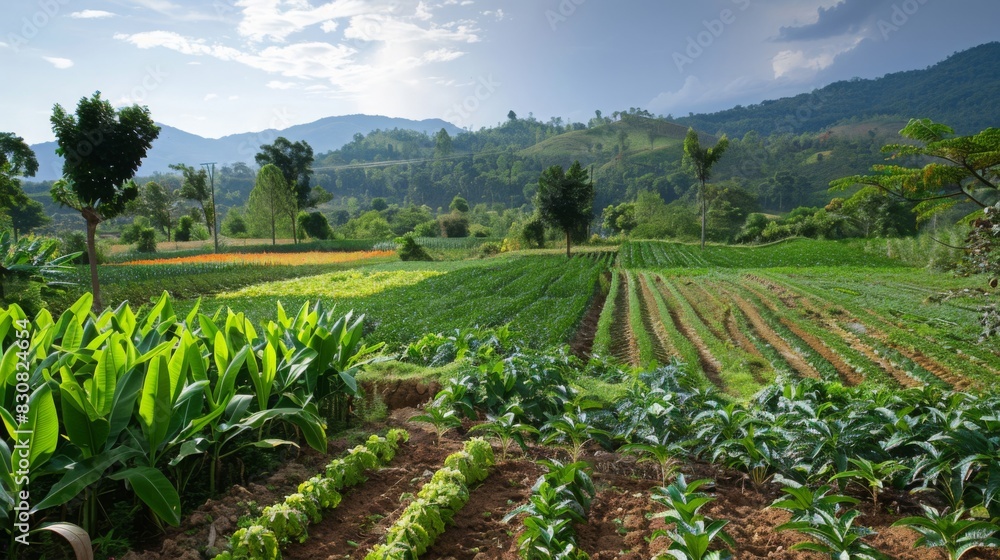 A diverse multi-crop farming system promoting biodiversity conservation ...