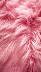 Wall Mural - pink fluffy fur background