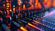 © Sandu - Audio Mixing Console with Vibrant Lights
