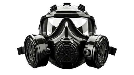 Gas Mask on White Background