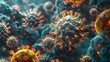 © Prasong Takham - Microscopic View of Coronavirus Outbreak Causing Global Pandemic