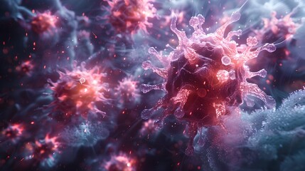 Poster - Microscopic Viral Outbreak Surging in Chaotic Molecular Energy