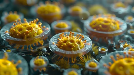 Poster - Vibrant Underwater Creatures Reveal the Intricate Beauty of Marine Ecosystems
