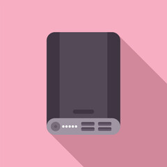 Sticker - Minimalist vector image of a smartphone, ideal for techthemed designs and presentations