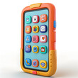 © prasong. - Colorful Cartoon Smartphone Toy with Interactive App Icons for Children s Learning and Entertainment