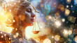 © brillianata - Woman in the image of a zodiac sign Scales