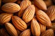 © Sergio - Close up of a pile of almonds, top view