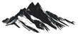 © Rawpixel.com - PNG Mountain silhouette clip art drawing nature sketch.