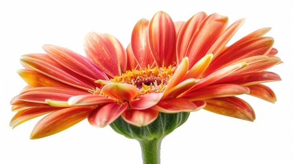 Wall Mural - Gerbera flower isolated on a white background