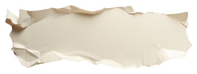 Wall Mural - PNG  Torn strip of paper porcelain crumpled textured. AI generated Image by rawpixel.