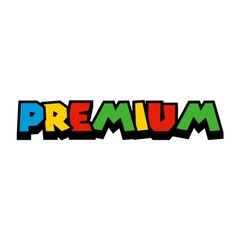 Sticker - 3D Premium text poster art