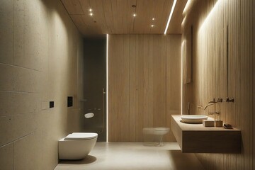 Wall Mural - modern bathroom interior
