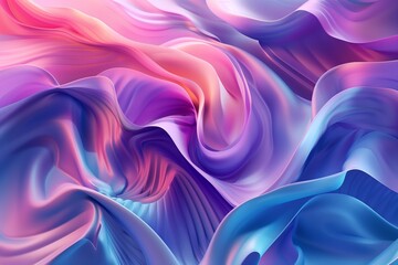 Wall Mural - abstract colorful 3d background by generative ai
