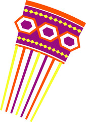Wall Mural - Colorful Kandil Element for Lighting Decoration.