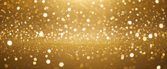 Poster - festive golden glitter wall paper