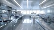 © easybanana - a modern laboratory with state-of-the-art equipment and a large window that lets in plenty of natural light.