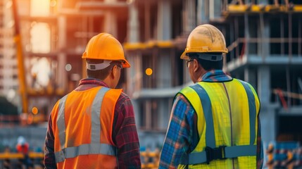 Wall Mural - Create an infographic on the importance of skilled labor in the construction industry. Highlight training programs, apprenticeships, and career opportunities for construction workers.