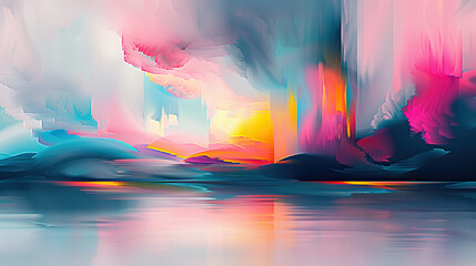 Wall Mural - Abstract colorful background