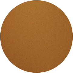 Canvas Print - Highdetail, grainy brown circular texture isolated on a transparent grid background