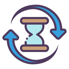 Sticker - waiting time icon