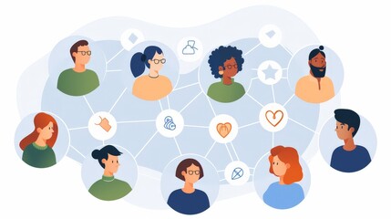 Sticker - Develop a graphic that explains the importance of building a professional network for adults. Include tips for networking effectively both online and offline.