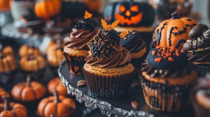 Poster - Organizing a Halloween-themed bake-off competition where participants can showcase their baking skills with spooky treats.