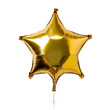 © Usman - Gold star balloon on white background