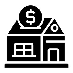 Sticker - Trendy vector design of home payment

