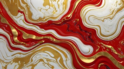 Wall Mural - red and yellow background