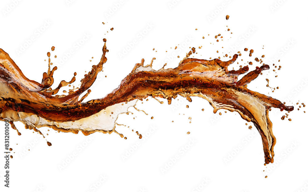 Cola splash isolated Stock Photo | Adobe Stock