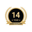 © Devising_Studio - 14 Year Anniversary Vector, 14 Year Anniversary Logo