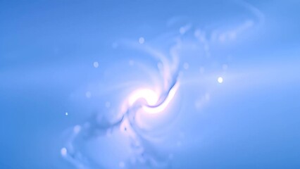 Wall Mural - spiral galaxy with stars in background generative ai