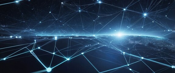 Abstract Digital Connections with Data and Blockchain Technology