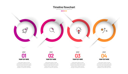 Timeline infographic design with 6 options or steps. Infographics for business concept. Can be used for presentations workflow layout, banner, process, diagram, flow chart, info graph, annual report.