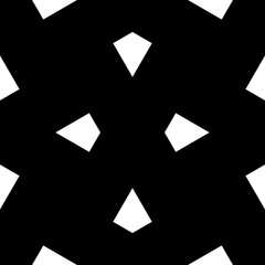 Wall Mural - Seamless vector. Polygons image. Ethnic ornament. Kites motif. Tribal pattern. Geometric backdrop. Quadrangles background. Folk wallpaper. Digital paper, textile print, abstract