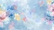 © MD - Elegant Abstract Background with Soft Pastel Colors and Watercolor Flowers