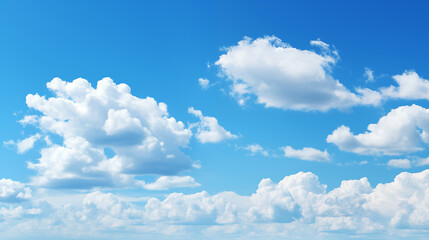 Wall Mural - blue sky with white cloud background. white cloud with blue sky background