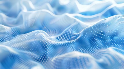 3D abstract wavy dot science modern buissness background