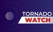 © Anamarija - Tornado watch. Blue gradient abstract background with text and grid. News headline concept. Weather notification banner.