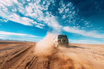 jeep in the desert