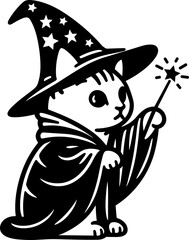 Wall Mural - Wizard Cat