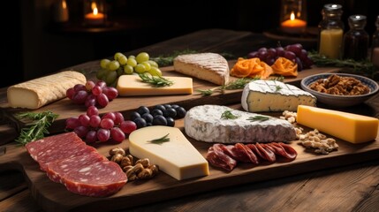 Wall Mural - meat and cheese