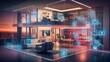 © Naseem - Smart home with interconnected AI devices managing daily tasks
