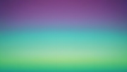 Wall Mural - Gradual blur seamless grainy gradient background light blue, purple and neon green