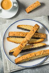 Wall Mural - Chocolate and Almond Biscotti Pastry