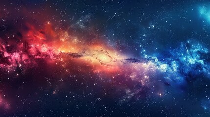 Cosmic Panorama: Stars, Nebulae, and Galaxies