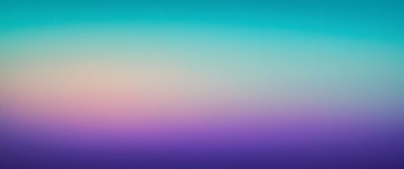 Wall Mural - Turquoise and purple abstract gentle blurred grainy gradient background wallpaper