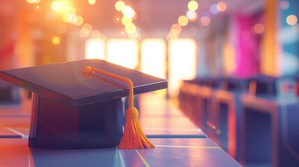 Wall Mural - a national government implements a new education policy based on data analysis of student test score