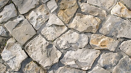Wall Mural - Background Stone,Textured limestone path with a broad area for advertisements or product displays.