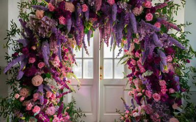 Wall Mural - Elegant Floral Arches Photo Backdrops Collection